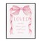Stupell Industries Loved More Sentiment Pink Ribbon Framed Giclee, design by Cindy Jacobs